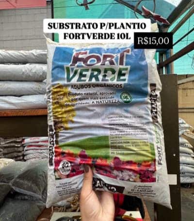 SUBSTRATO DE PLANTIO PEQUENO 10 LITROS